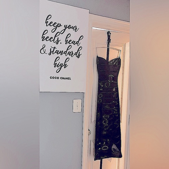 Umbra Vintage Sequin Dress Hanging Over the Door Jewelry 💎💍💄 Makeup Organizer - Picture 6 of 8
